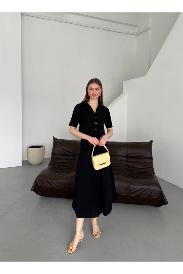 Half Sleeve Skirt Suit