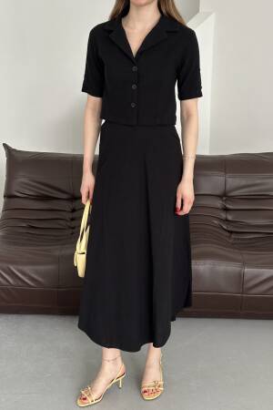 Half Sleeve Jacket Suit - My Fashion - Globality Store - Women Clothes Wholesale Turkey