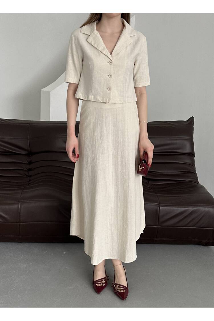 Half Sleeve Jacket Suit