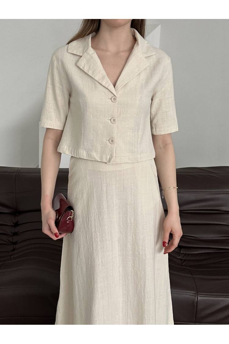 Half Sleeve Jacket Suit