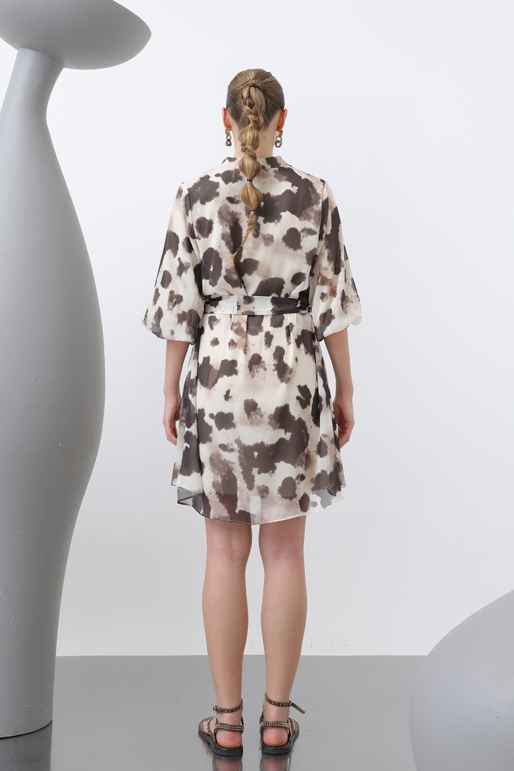 Women's Patterned Short Dress