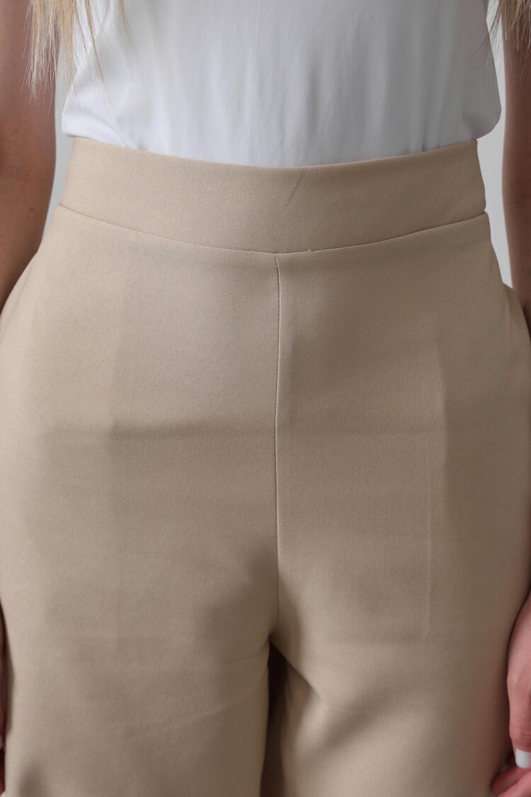 Half-Elastic Waist Palazzo Pants