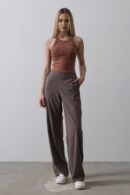 Half-Elastic Waist Palazzo Pants - Reyon - Globality Store - Women Clothes Wholesale Turkey