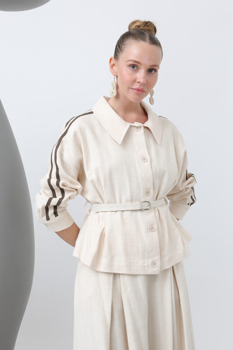 Waist Belt Skirt Set