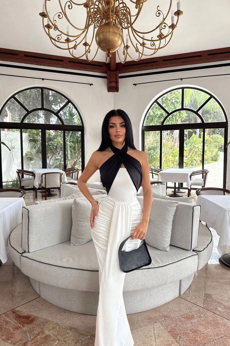 Tie Long Dress