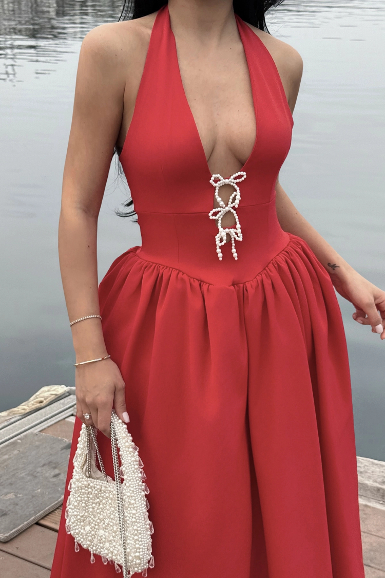Tie Long Dress