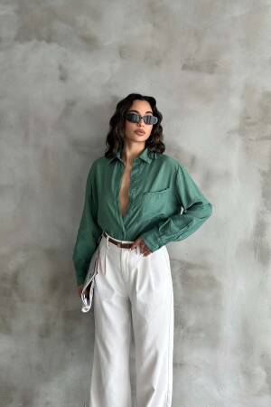 Tensel Oversize Shirt - Radica Fashion - Globality Store - Women Clothes Wholesale Turkey