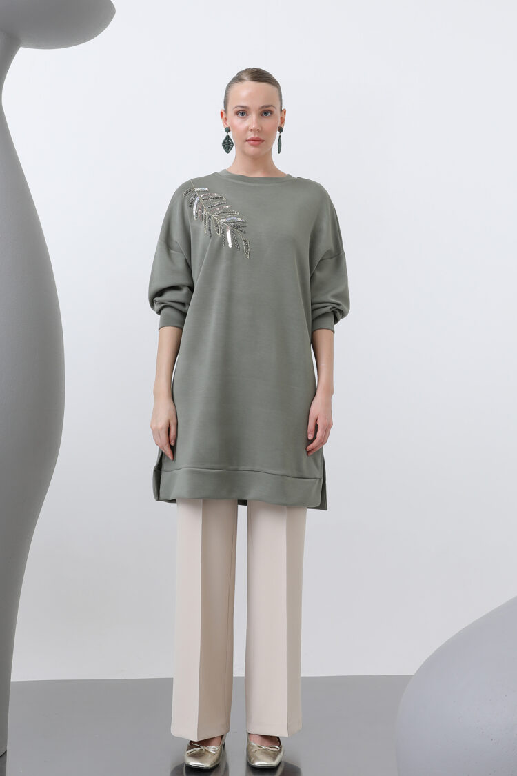 Women's Shoulder Embroidered Tunic