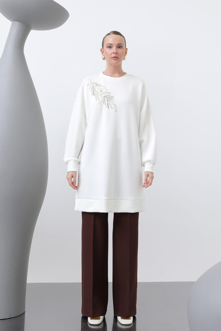 Women's Shoulder Embroidered Tunic