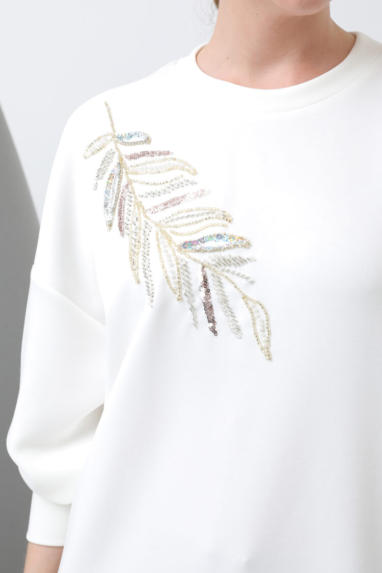 Women's Shoulder Embroidered Tunic