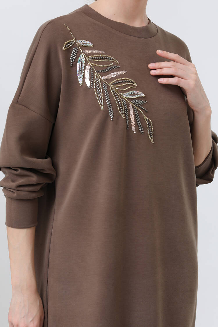 Women's Shoulder Embroidered Tunic