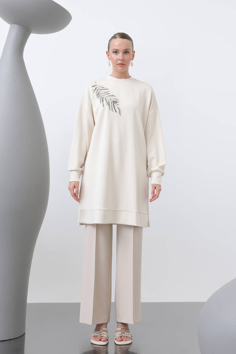 Women's Shoulder Embroidered Tunic