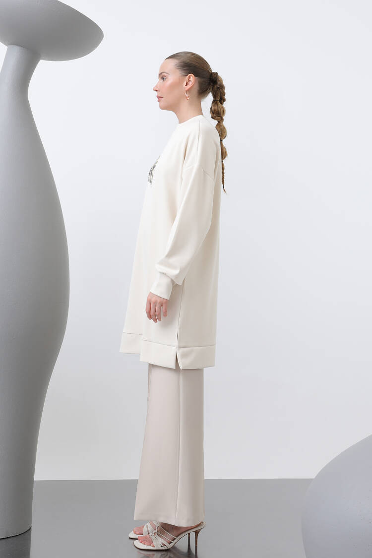Women's Shoulder Embroidered Tunic