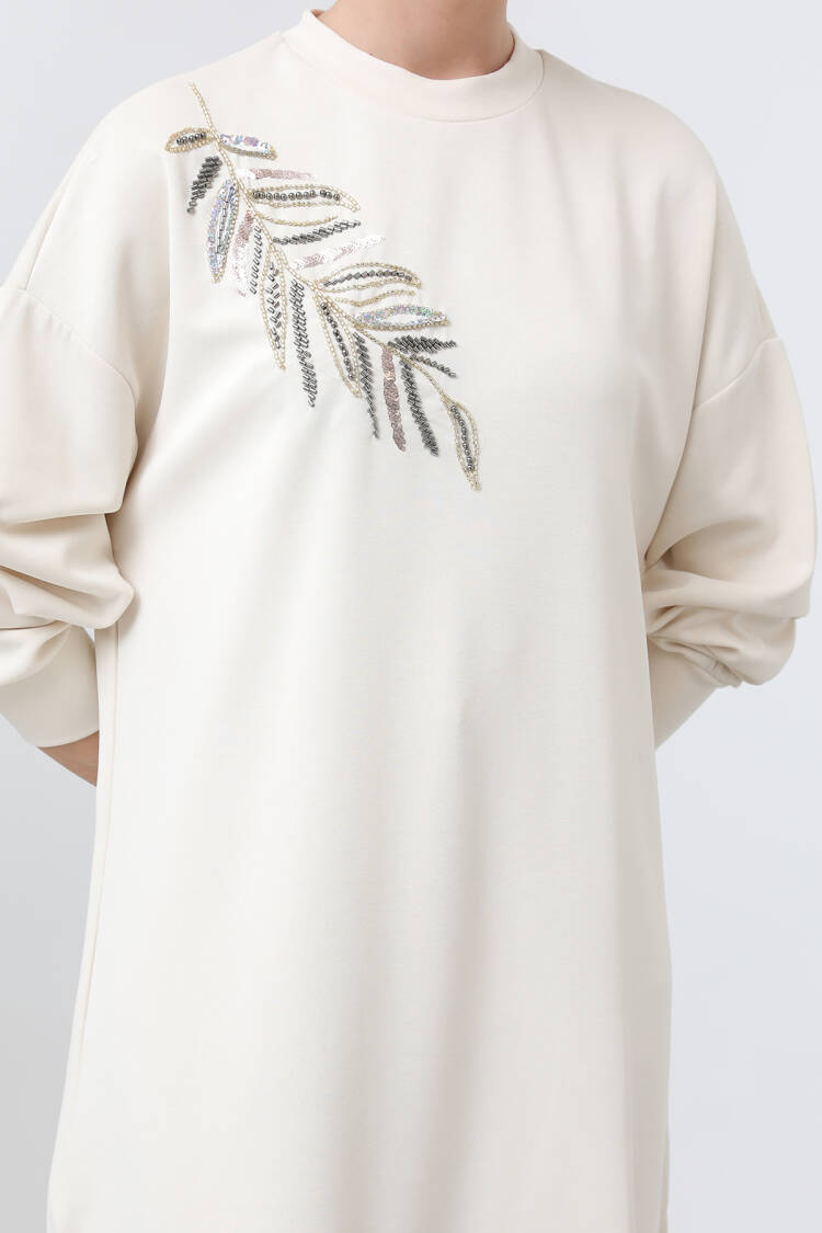 Women's Shoulder Embroidered Tunic