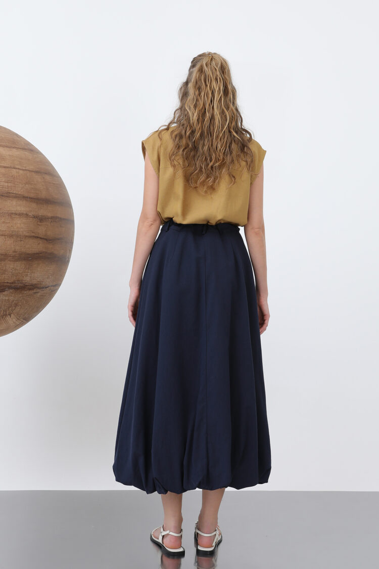 Women's Denim Balloon Skirt