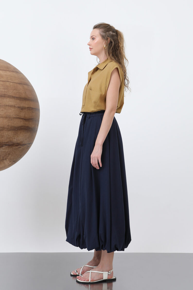 Women's Denim Balloon Skirt