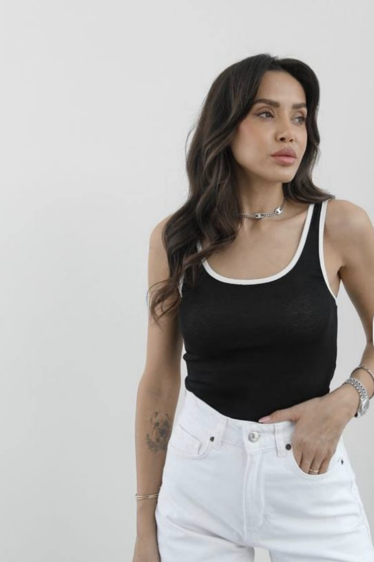 T-Shirt - Black - ESPADA - Globality Store - Women Clothes Wholesale Turkey