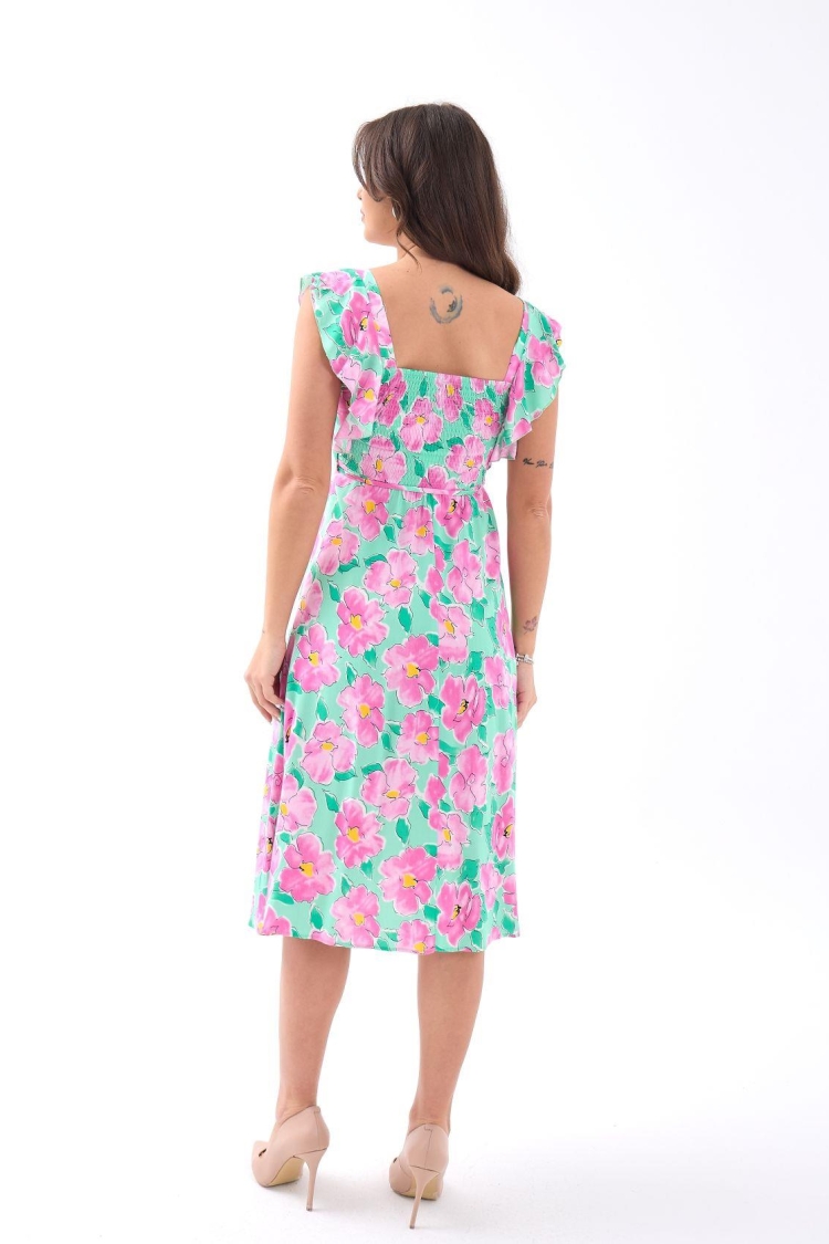 Dress -Rose Pattern