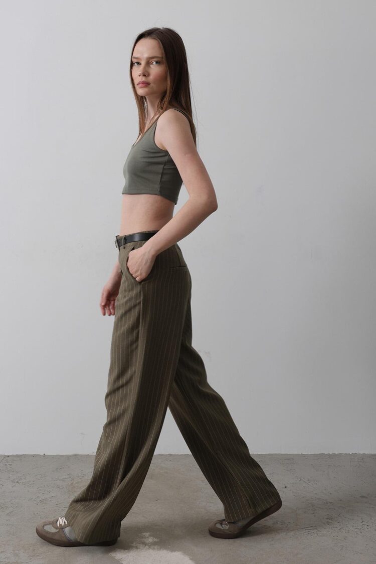 Palazzo Pants With Belt - -white - Reyon - Globality Store - Women Clothes Wholesale Turkey
