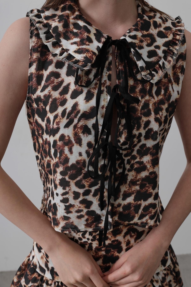 Bow Detailed Blouse - Multicolor