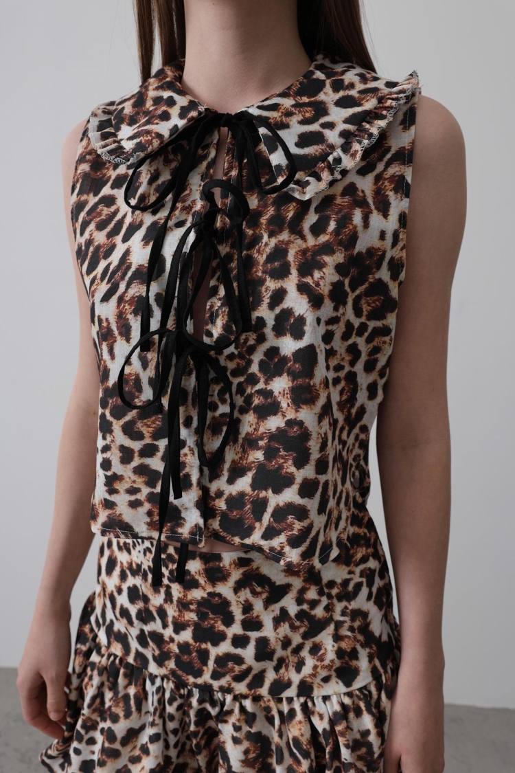 Bow Detailed Blouse - Multicolor
