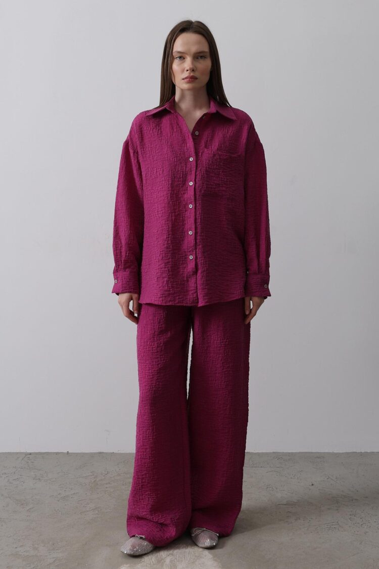 Jacquard Triple Set - Purple