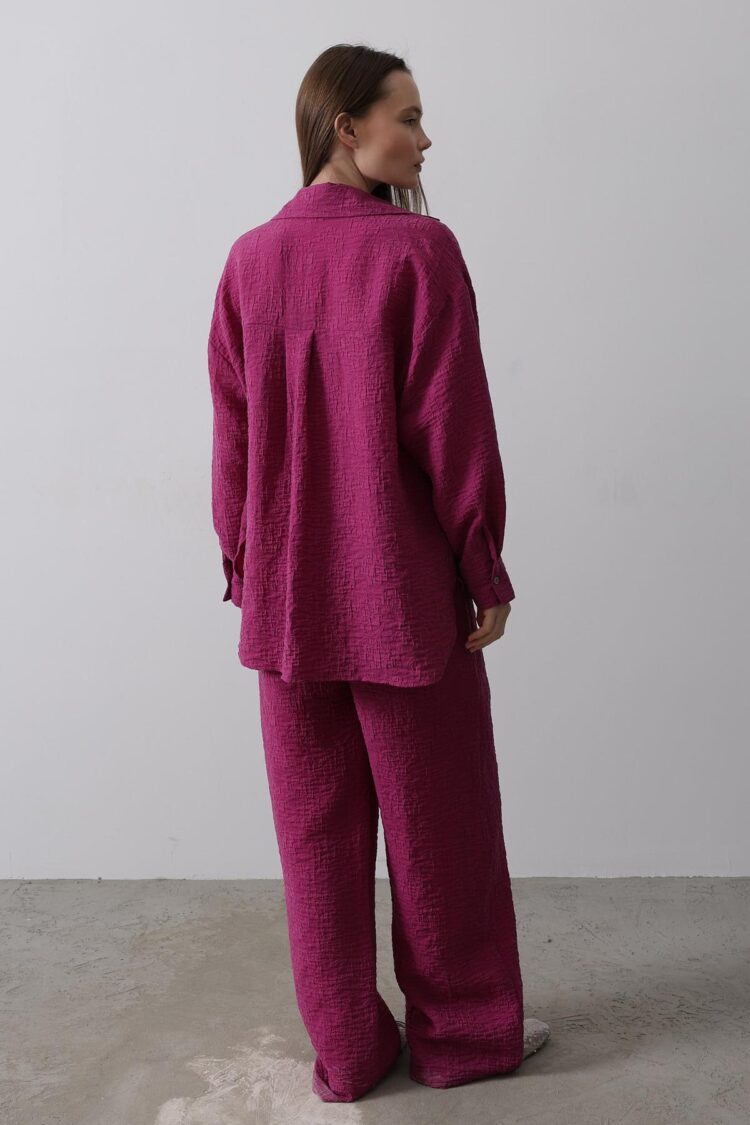 Jacquard Triple Set - Purple