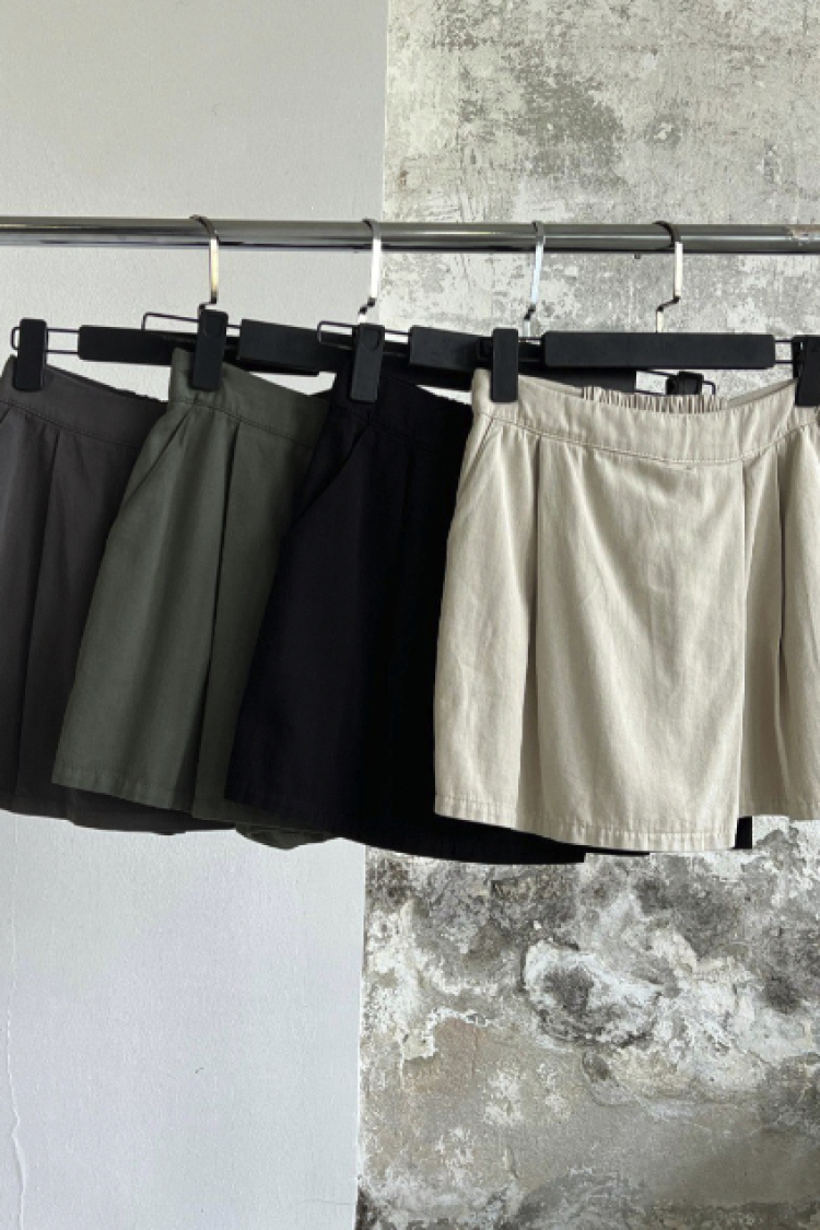 Skirt Wide Pleated -Color - Cream Rouge - Globality Store - Women Clothes Wholesale Turkey