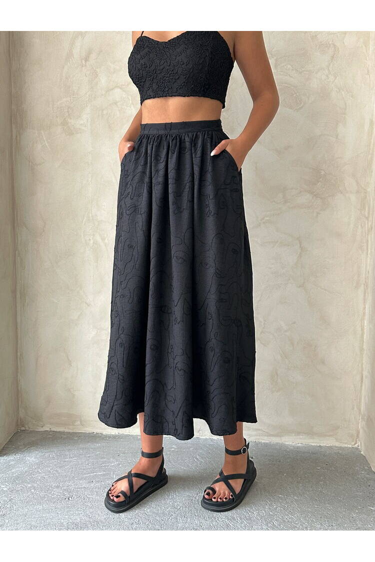 Embroidered Skirt