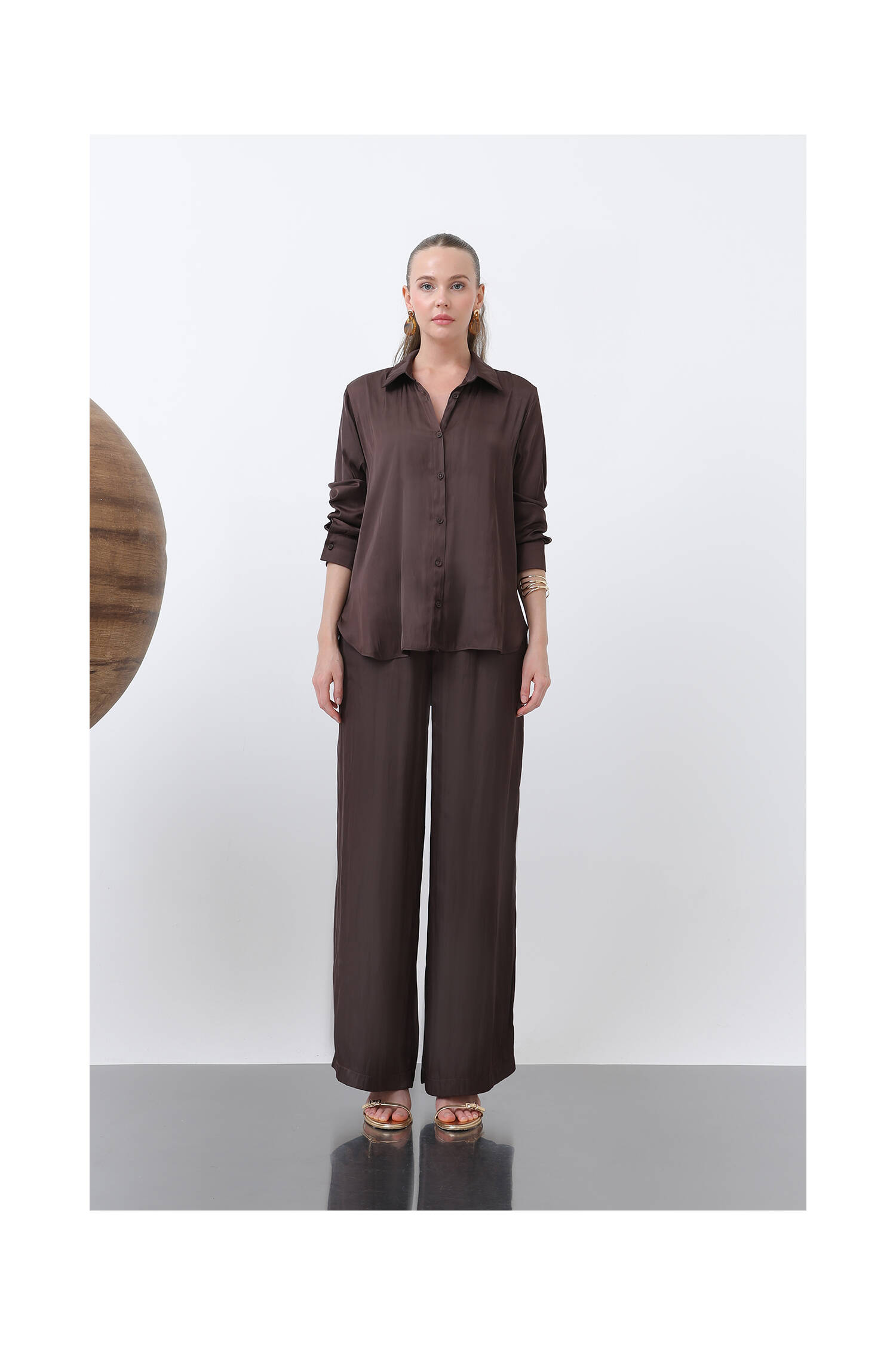 Women's Satin Tie Waist Pants - Brand: SOUL - Women's Clothing Wholesale - Globality Store