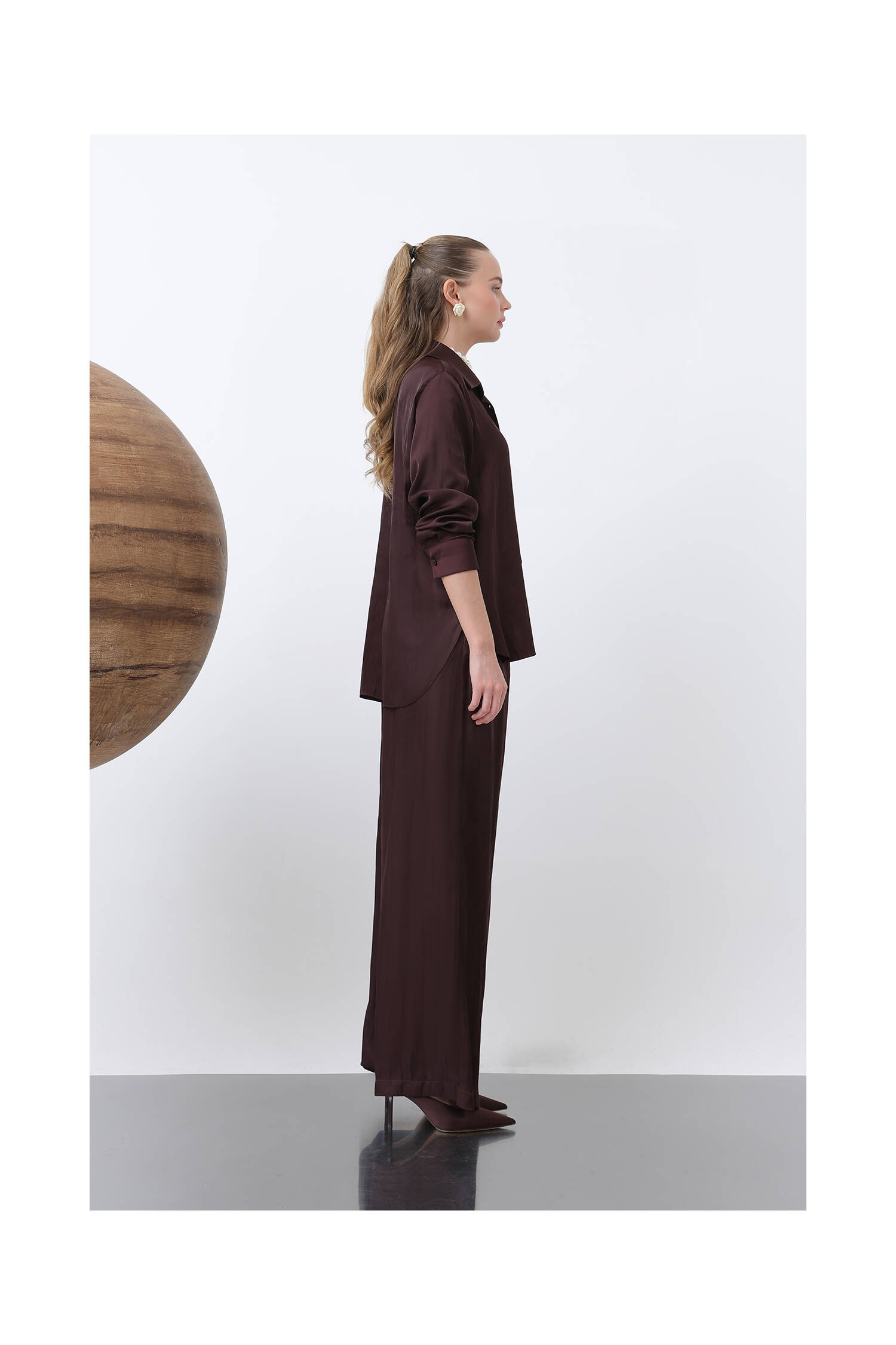 Women's Satin Tie Waist Pants - Brand: SOUL - Women's Clothing Wholesale - Globality Store