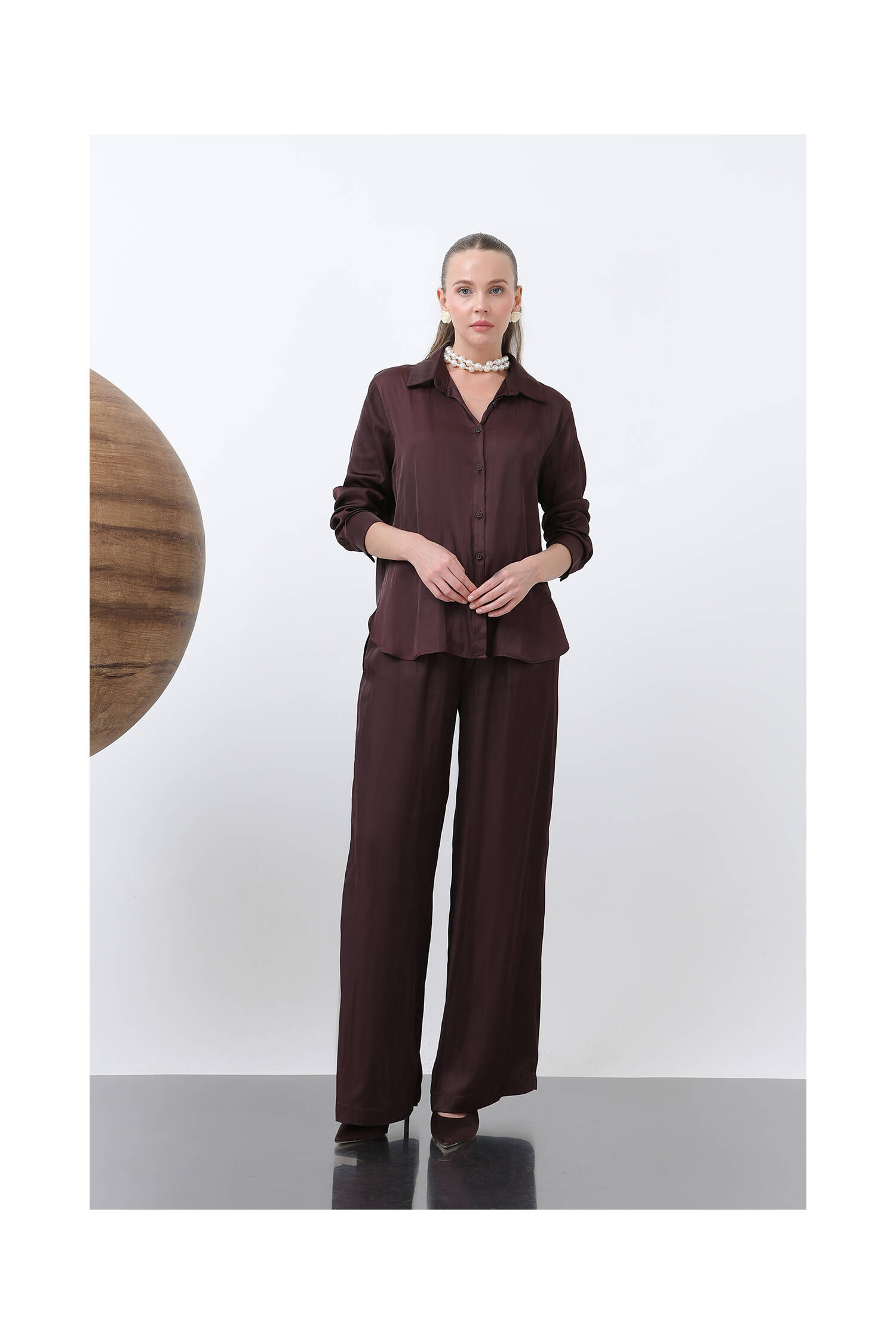 Women's Satin Tie Waist Pants - Brand: SOUL - Women's Clothing Wholesale - Globality Store