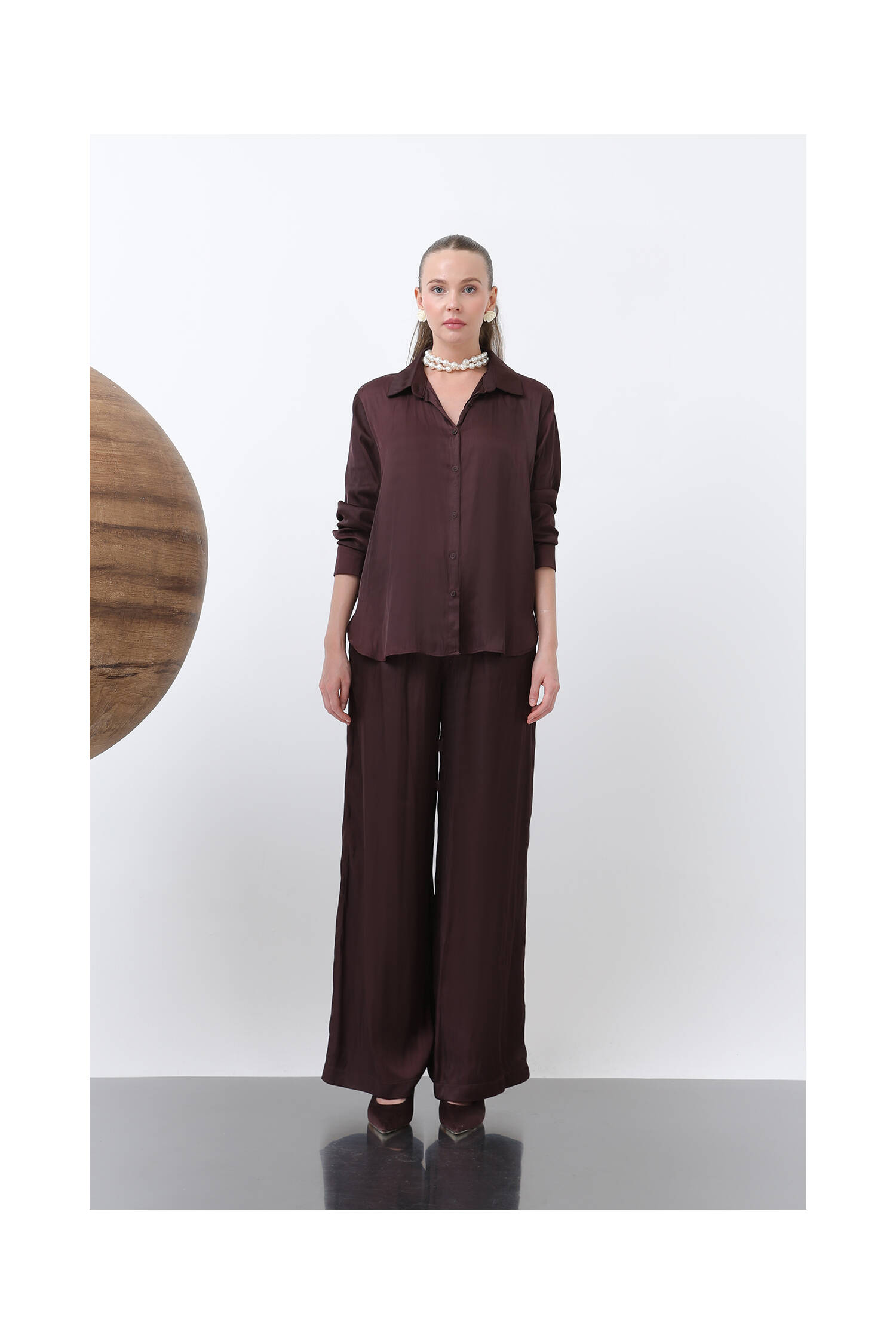 Women's Satin Tie Waist Pants - Brand: SOUL - Women's Clothing Wholesale - Globality Store