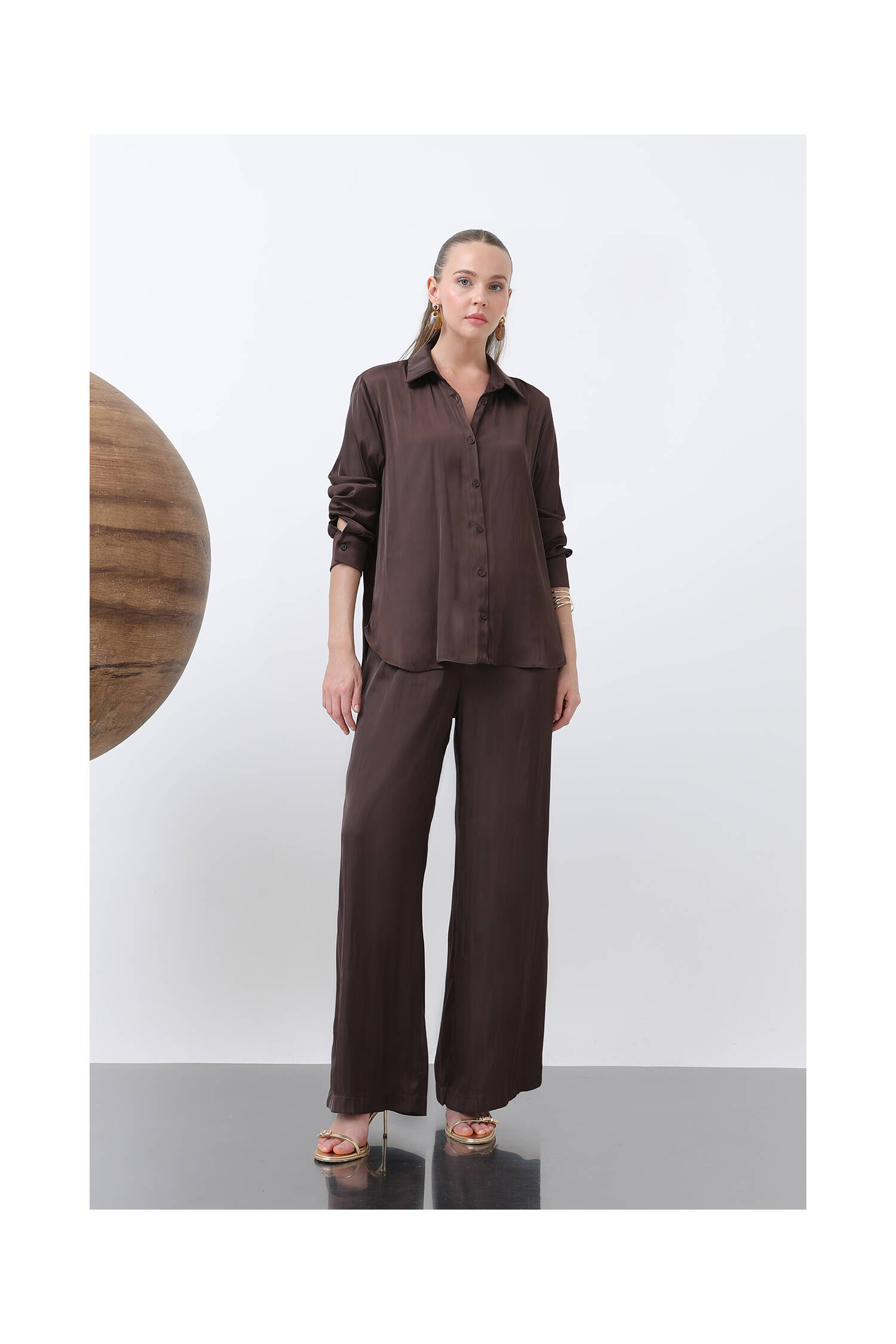 Women's Satin Tie Waist Pants - Brand: SOUL - Women's Clothing Wholesale - Globality Store