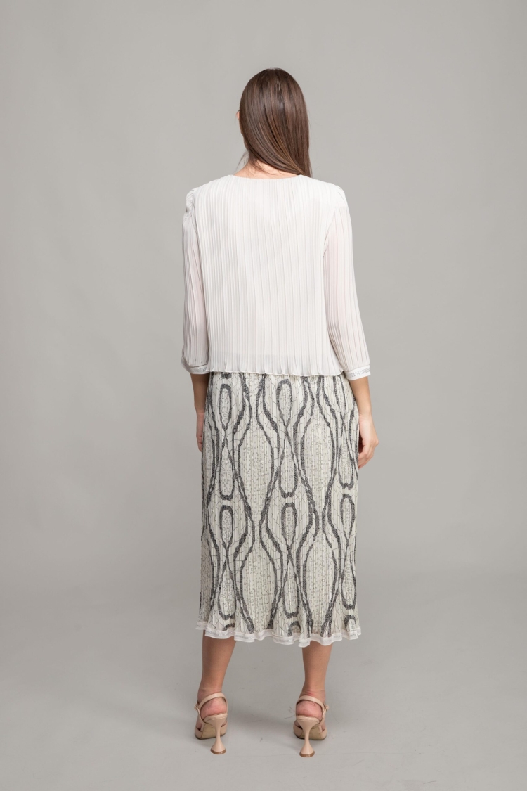 V Neck Empirme Dress