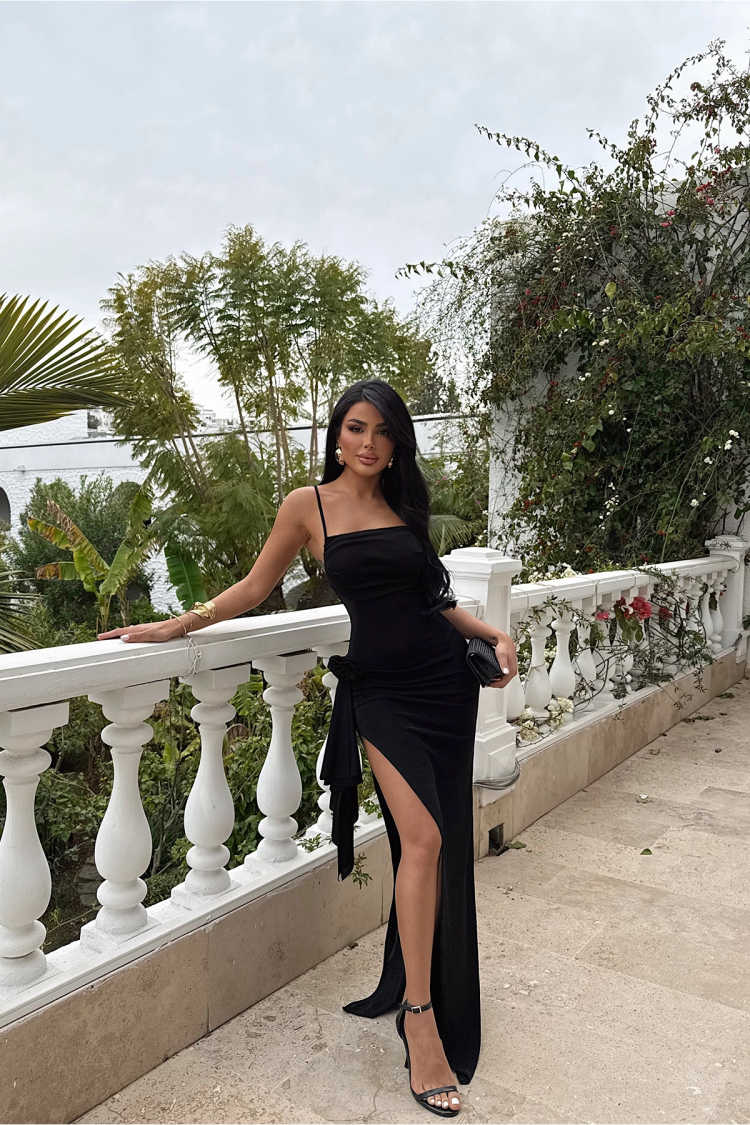 Strappy Long Dress - EYYO ATELIER - Globality Store - Women Clothes Wholesale Turkey