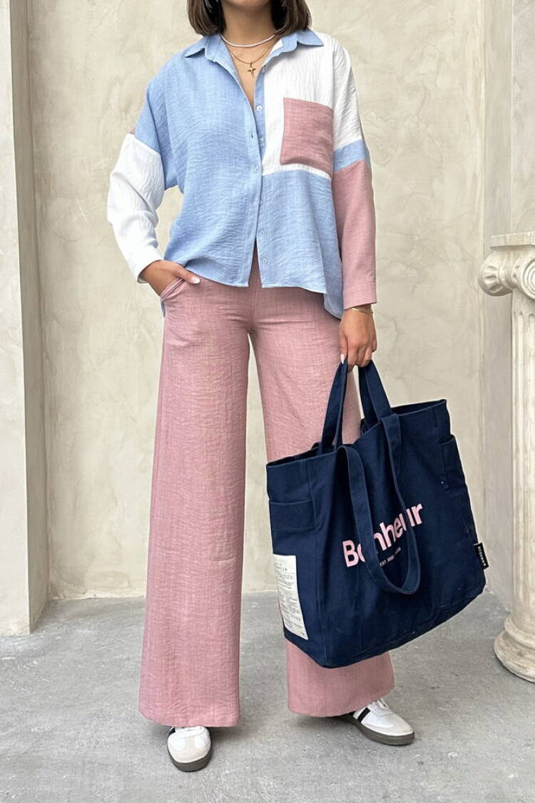 Powder Linen Trousers