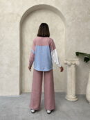 Powder Linen Trousers - Topshow - Globality Store - Women Clothes Wholesale Turkey