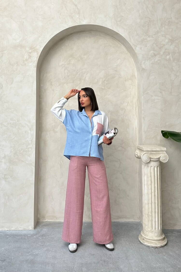 Powder Linen Trousers