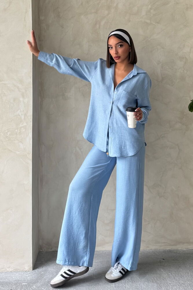Linen Trousers - Topshow - Globality Store - Women Clothes Wholesale Turkey