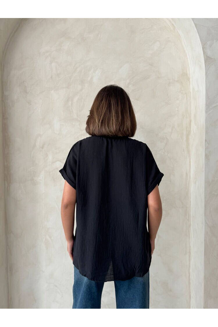 Linen Raw Pocket Applique Pocket Linen Wholesale Shirt
