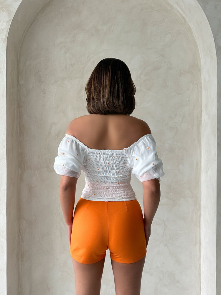 Ornament Buttoned Wholesale Shorts