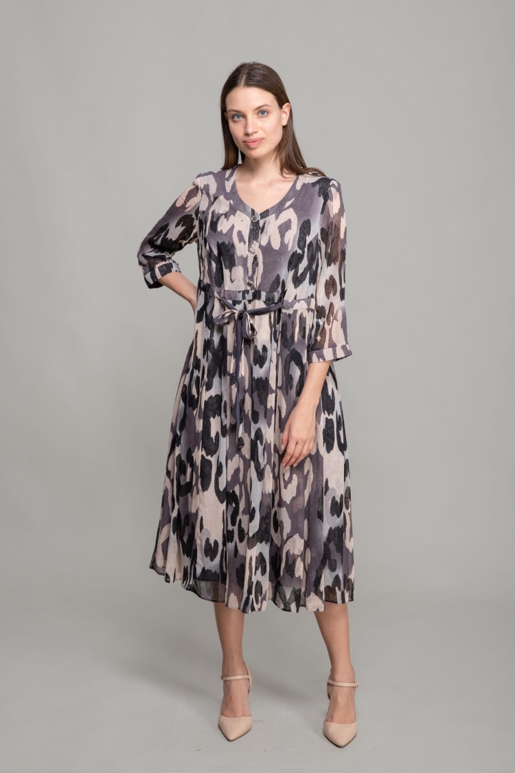 V Neck Yoryo Empirme Dress