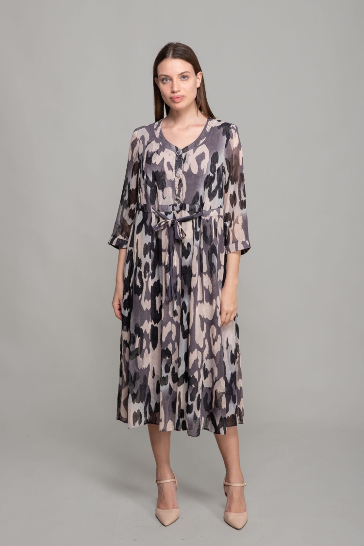 V Neck Yoryo Empirme Dress