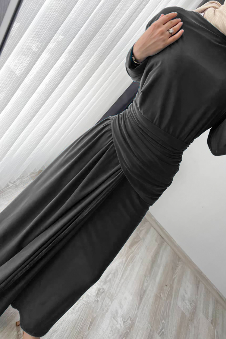 Candy Fabric Hijab Dress