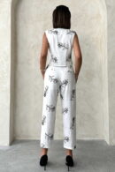 Embroidered Pants - Cream - Topshow - Globality Store - Women Clothes Wholesale Turkey