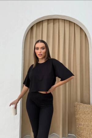 Crop Team - Ezgi Nisantasi - Globality Store - Women Clothes Wholesale Turkey
