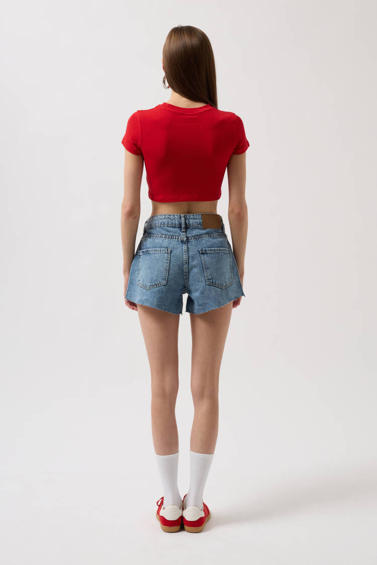 Nepo Printed Crop T-Shirt