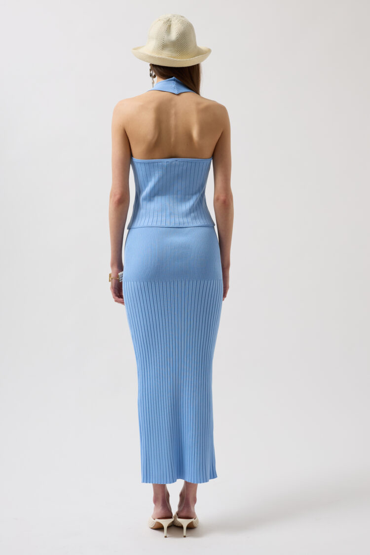High Waist Textured Skirt - Baby
