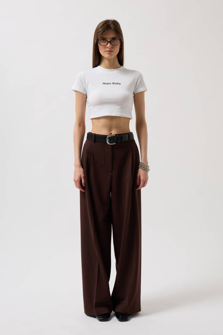 Nepo Printed Crop T-Shirt